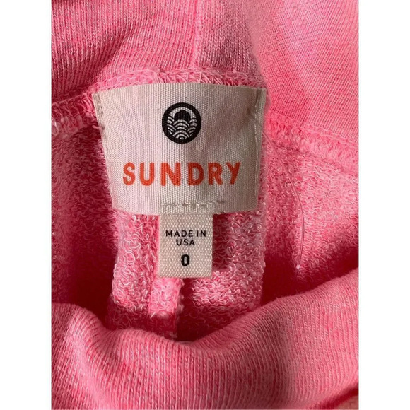 Sundry Women's Jogger Pants Sweatpants Pop Peach Pink Size XS  NWT - Picture 9 of 10